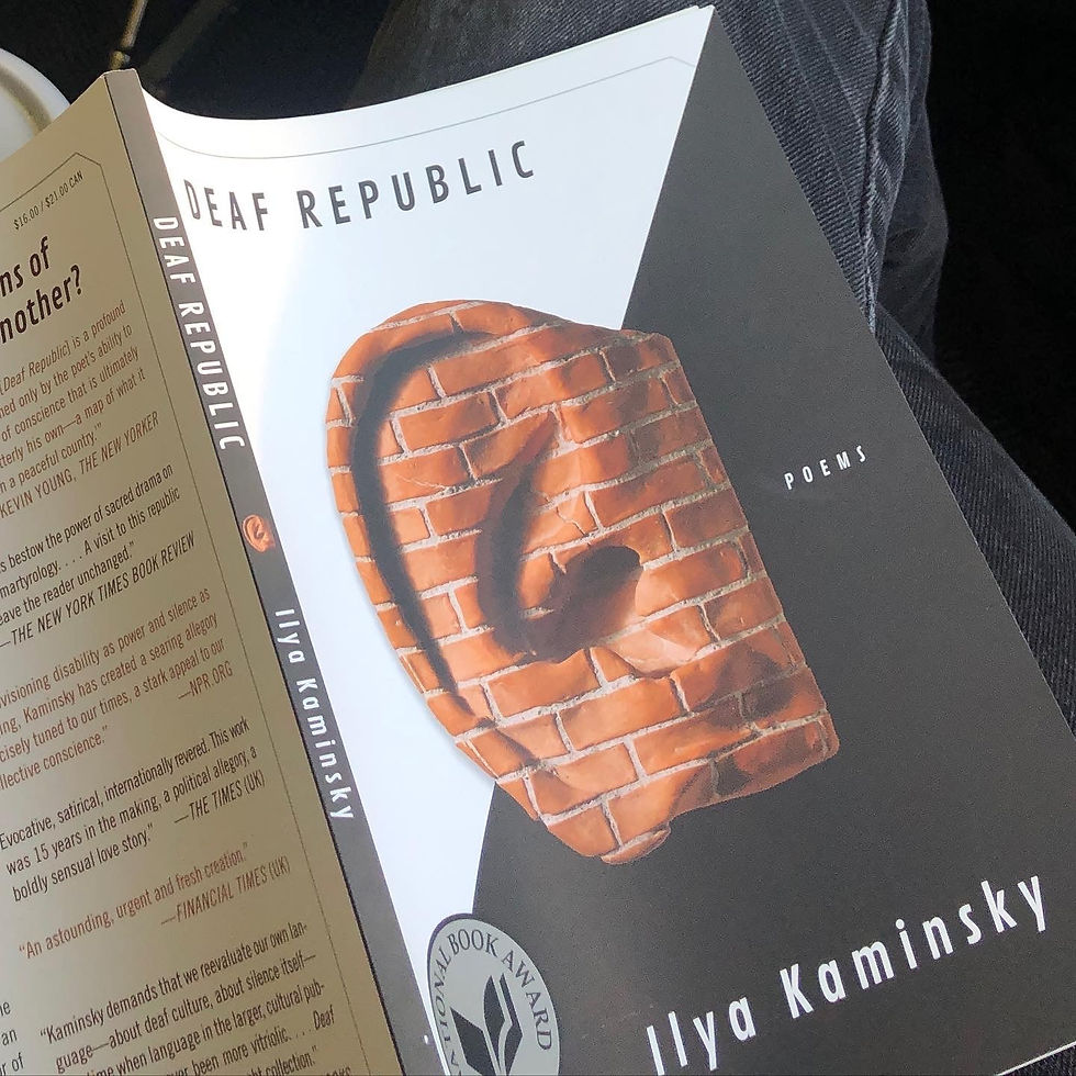 Deafness As a Kind of Resistance — Reviewing Ilya Kaminsky’s “Deaf Republic.”