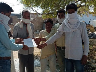 Changing the behavior of the community through home visits- Hasapur, Sheopur