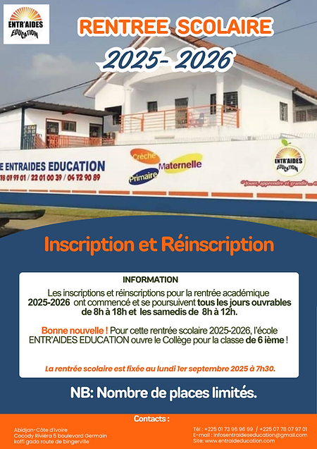 Affiche Annonce Inscriptions Rentrée Périscolaire Simple Moderne Vert Jaune Orange (4).png