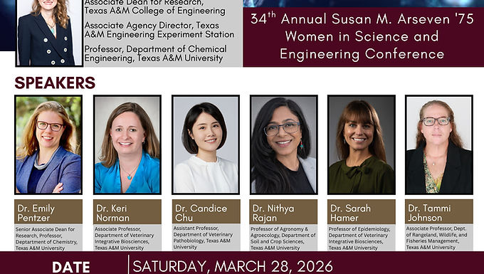 34th Annual Susan M. Arseven '75 Women in Science and Engineering Conference