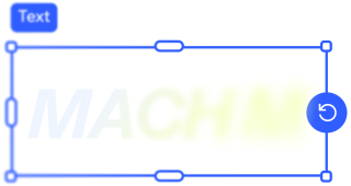 Bearbeiten eines Textfelds mit dem Text „Mach mit“