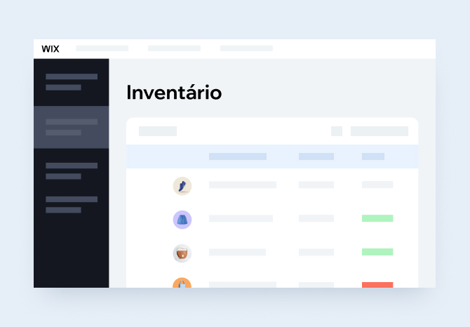 Um pedido no painel de uma loja Wix com um recurso integrado para impressão de etiquetas de envio.