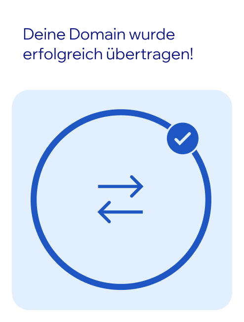 Bestätigung des Domain-Transfers und Wix Fashion-E-Commerce-Website.