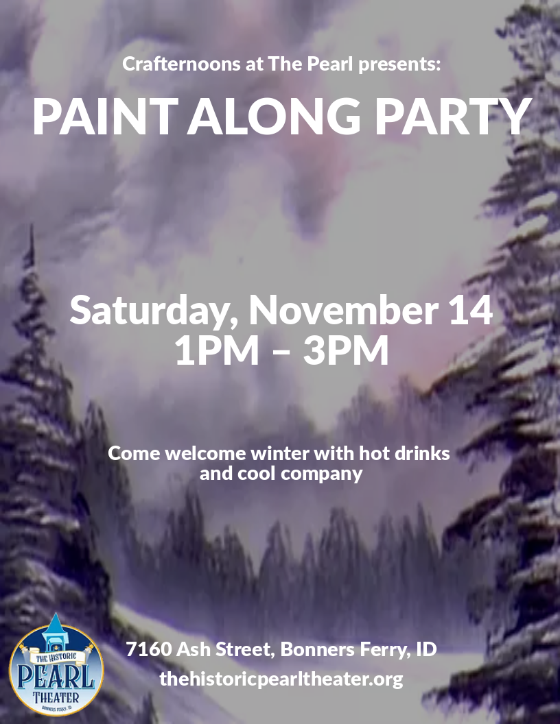 Crafternoons at the Pearl: Paint Along Party