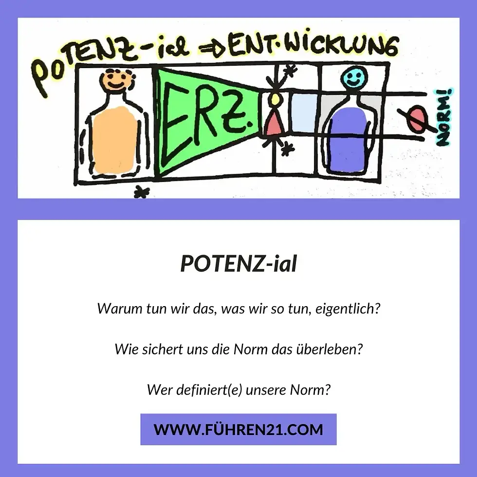 Geduld kannst Du lernen in Verbindung mit Potenzial-Entwicklung