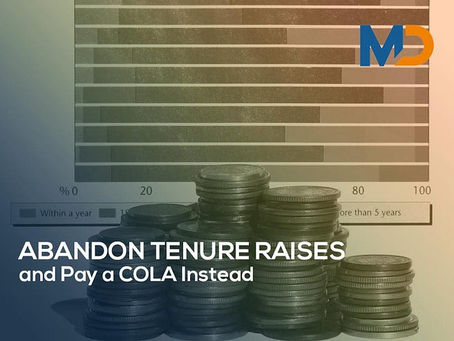 Abandon Tenure Raises and Pay a COLA&nbsp;Instead