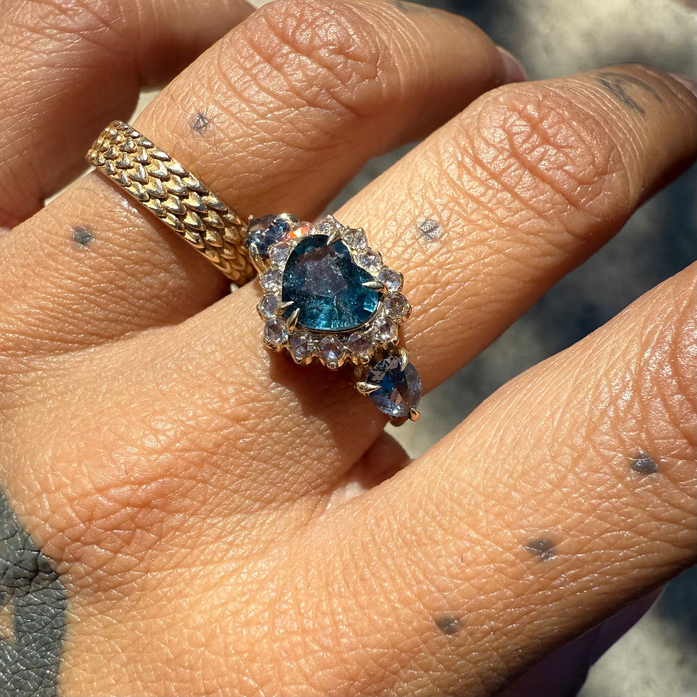 Miniatura: ~A LOVERS HOPE~ blue spinel 