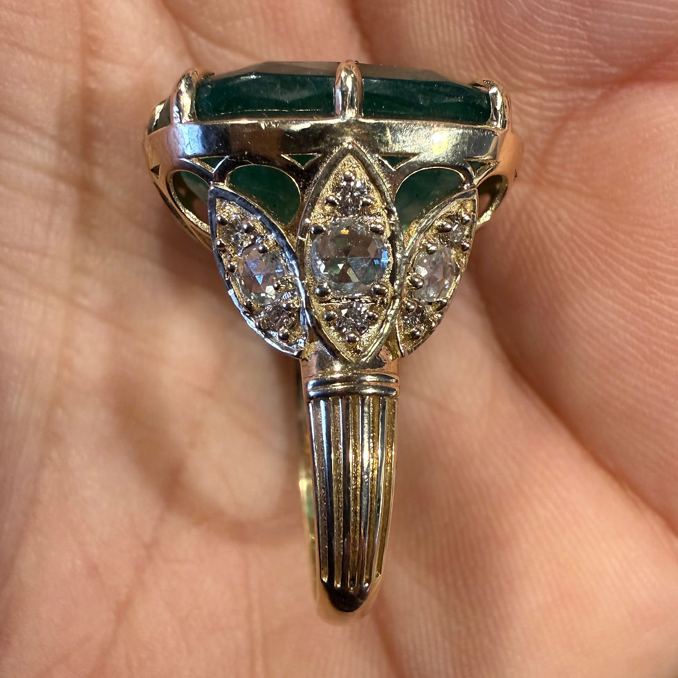 Miniature : ~MAH PIYA TOZAN~ epic emerald ring 