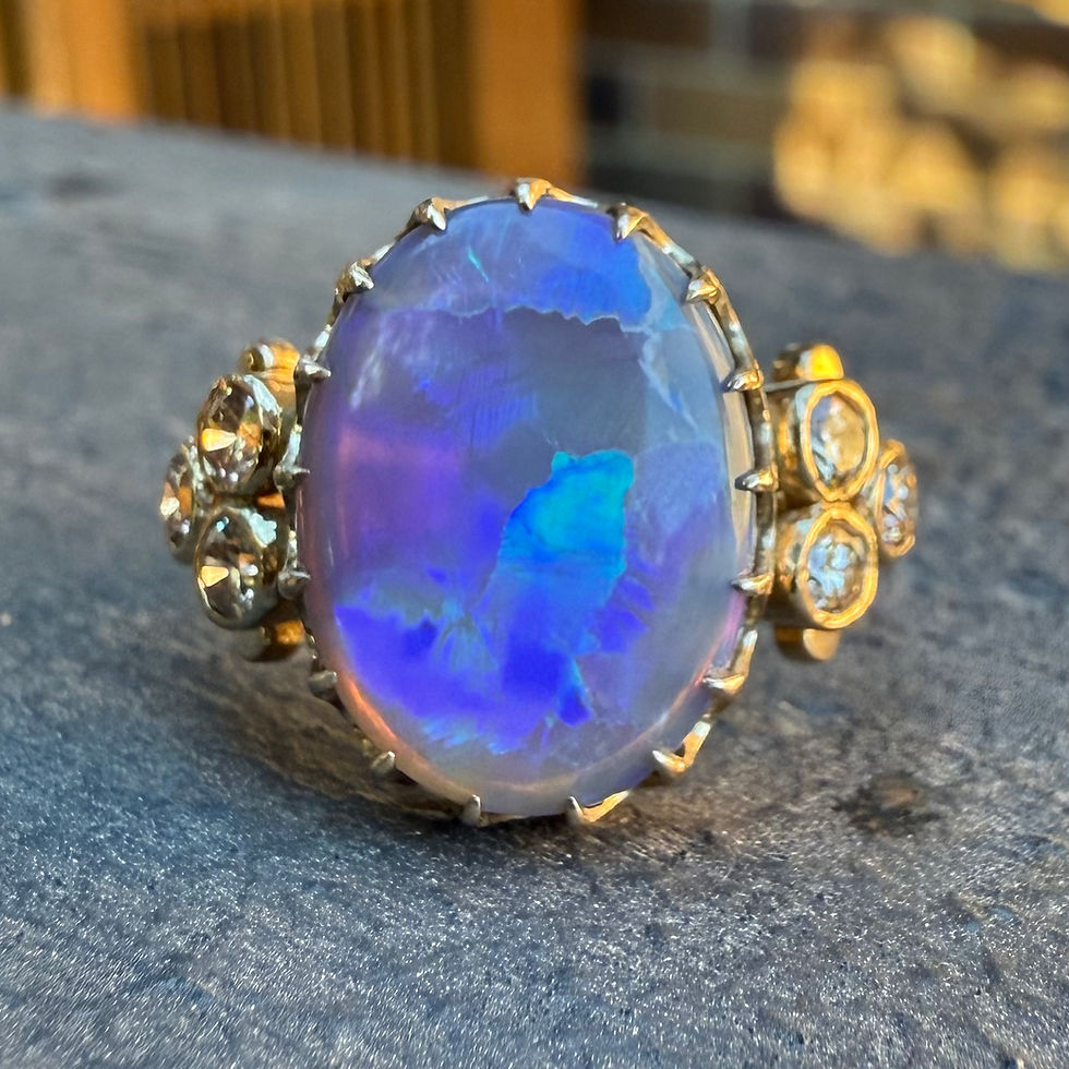 Thumbnail: ~TAIGA~ epic lightning ridge opal ring