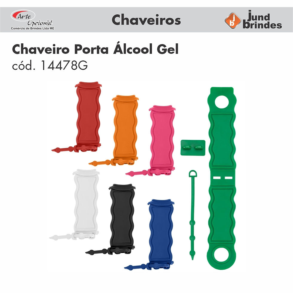 Chaveiro Porta Álcool Gel 14478G