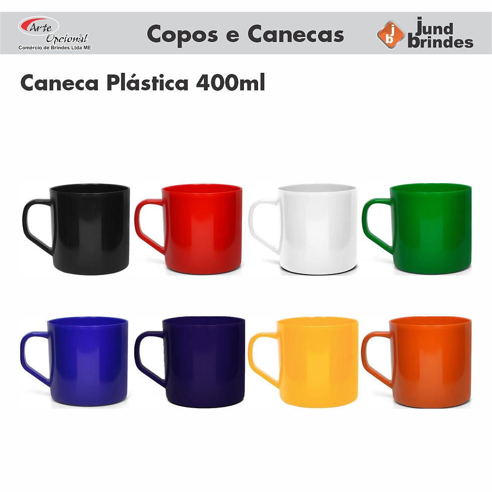 Caneca Plástica 400ml