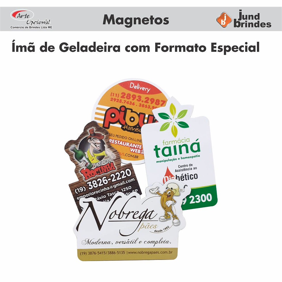 Ímã de Geladeira Formato Especial