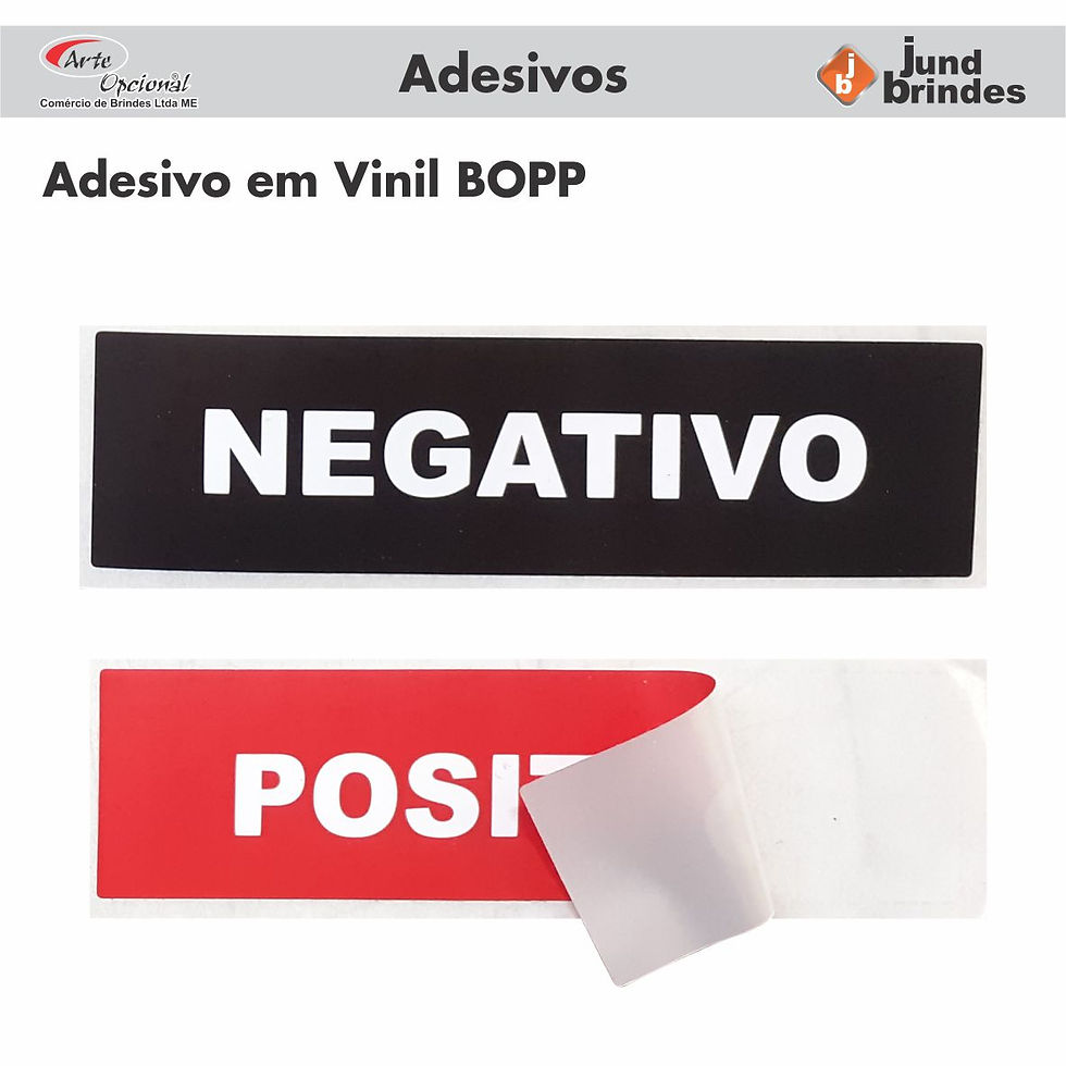 Adesivo em Vinil BOPP