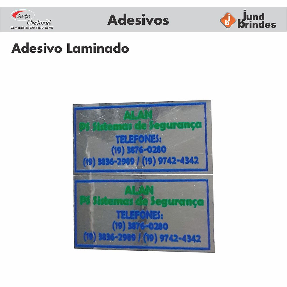 Adesivo Laminado
