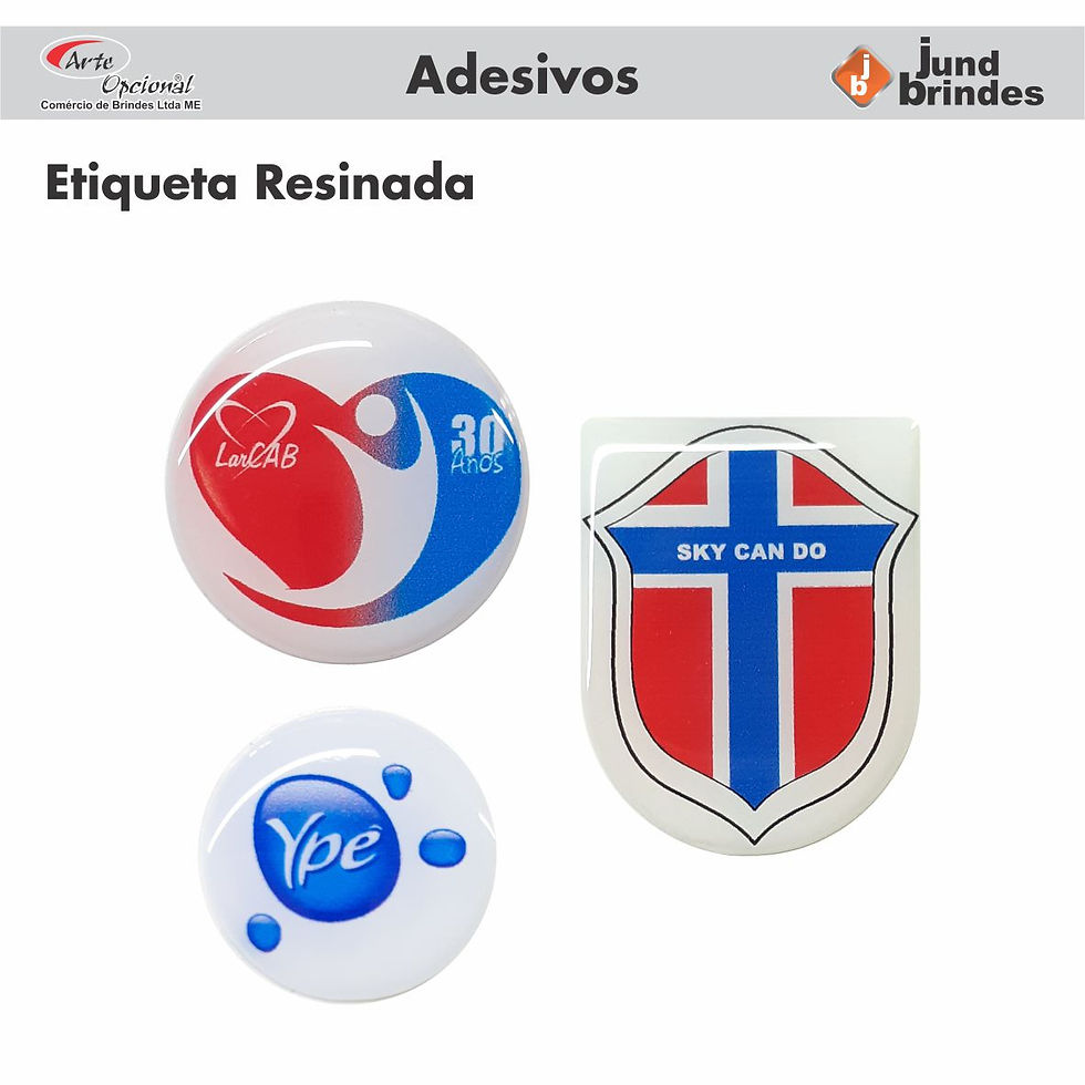 Etiqueta Resinada