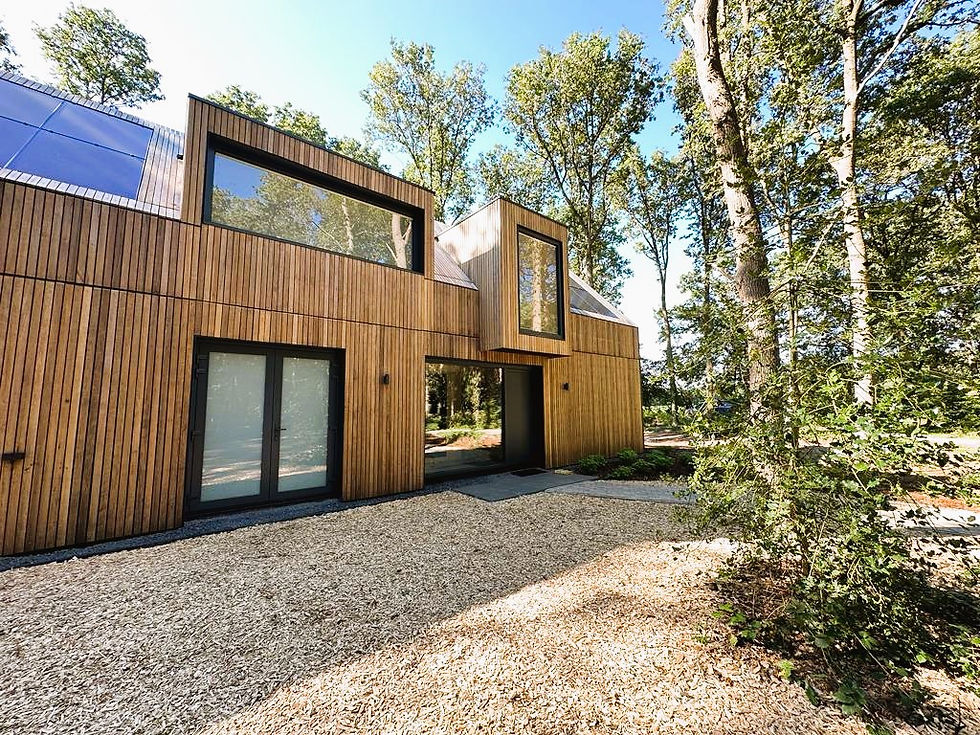 vakantievilla Eco Bosvilla Wateren in Drenthe