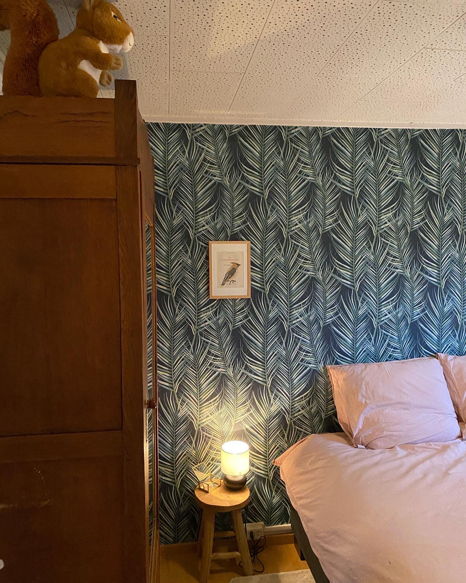 slaapkamer Boshuisje Oude Willem met heerlijk Swiss Sense bospring