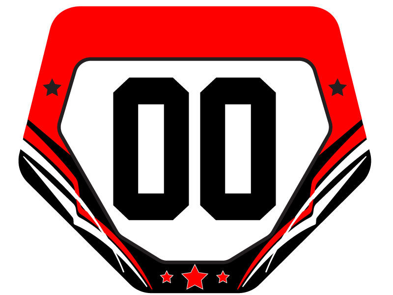 Thumbnail: Custom Number Plate / Horizontal last name