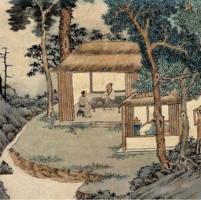 汲江煎茶 Brewing New Season Tea by a Spring Stream