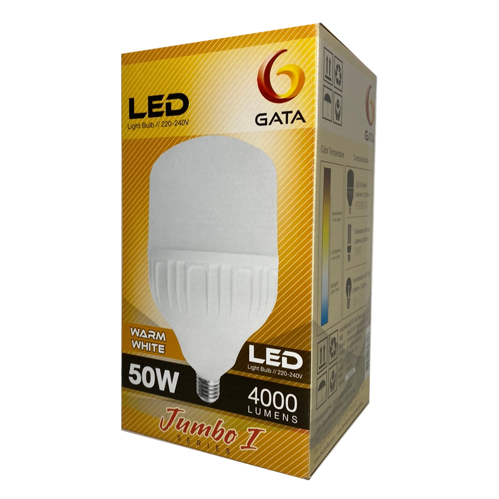 หลอดไฮวัตต์ LED 50W WARMWHITE GATA