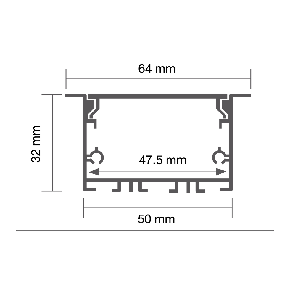 ภาพขนาดย่อ: ราง Aluminum PW-CASE-064