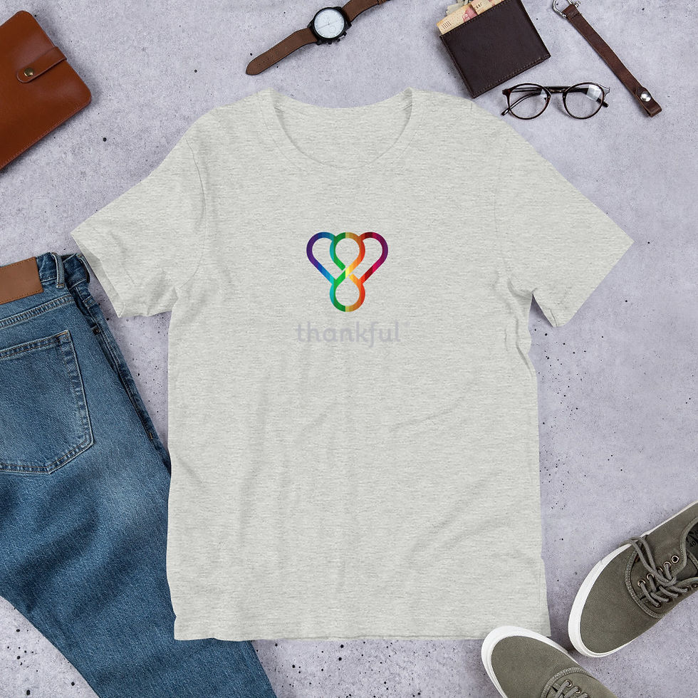 Thumbnail: Thankful "Rainbow" Short Sleeve T-Shirt