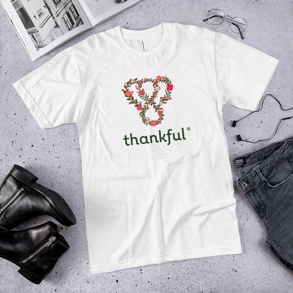 Thumbnail: Thankful “Floral” Short Sleeve Men’s Jersey T-Shirt