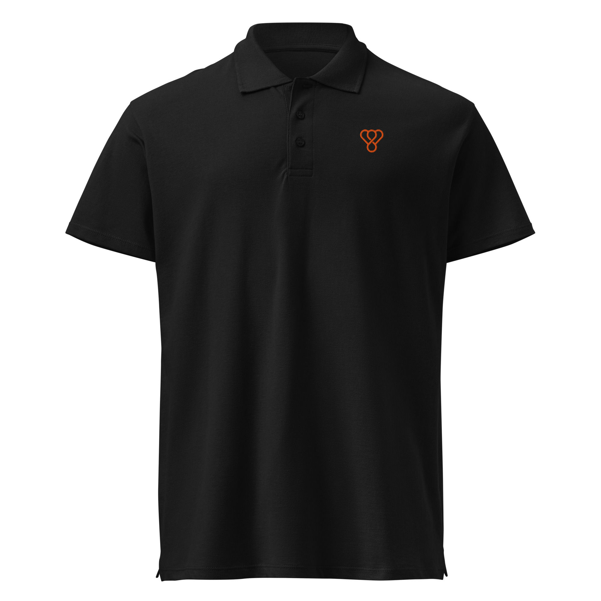 Thankful orange logo embroidered Polo Shirt