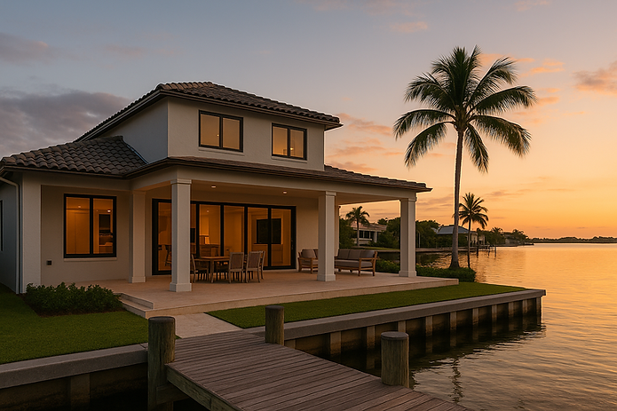 Serenity sunset in South Florida