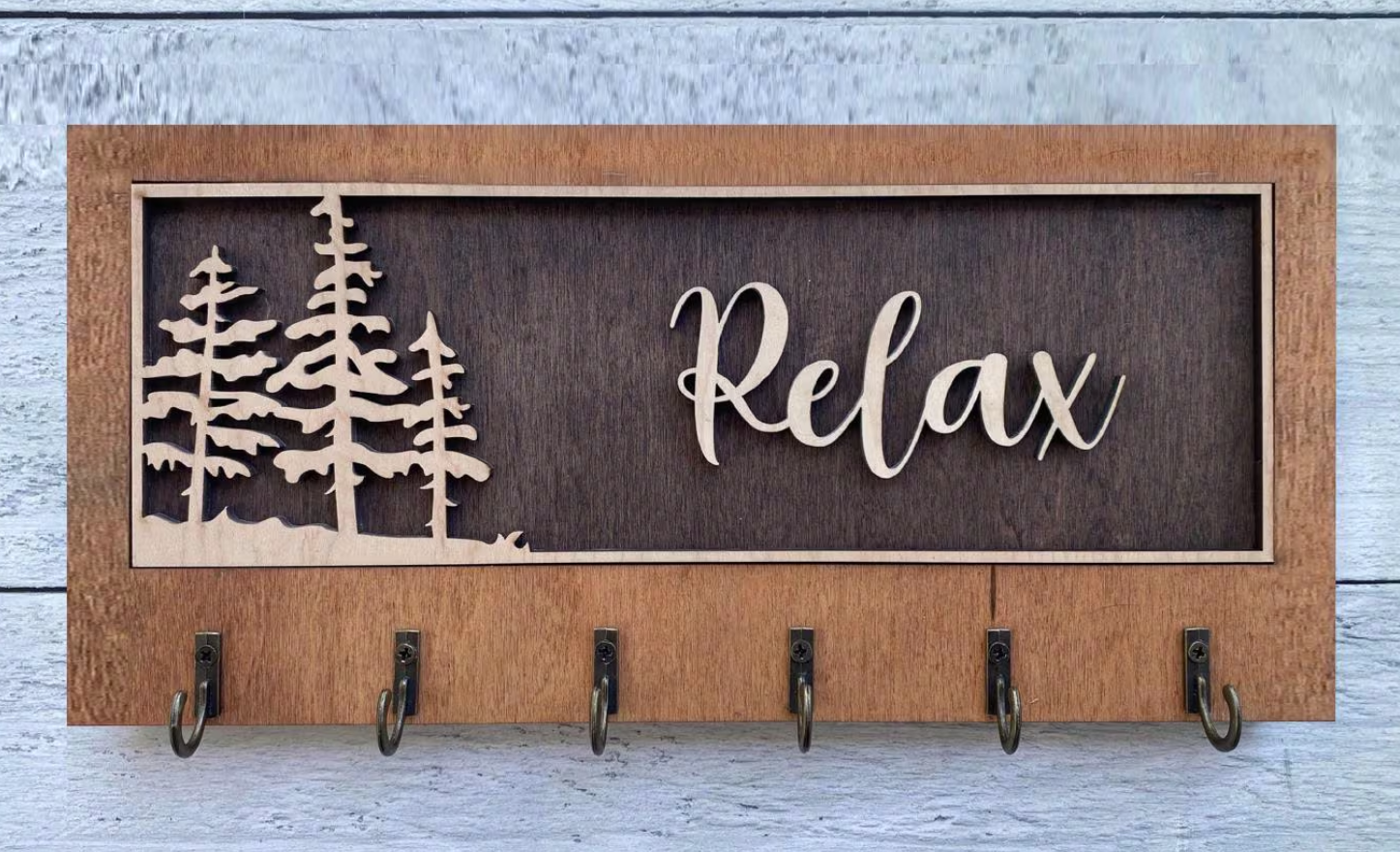 “Relax” Key Holder