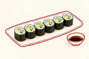 AVOCADO CUCUMBER MAKI