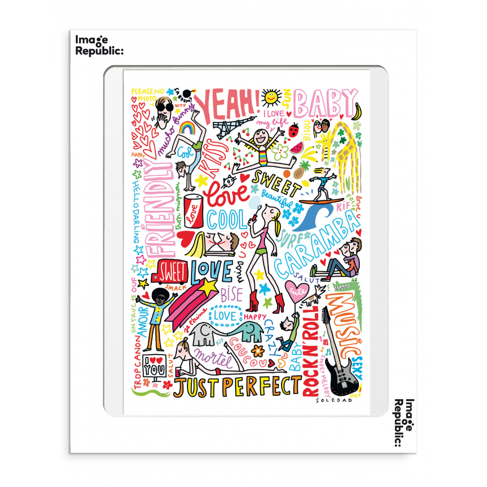 Affiche  SOLEDAD GRAFFITIS 30x40 cm