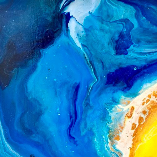 Œuvre de Lutti's Korner intitulée Tropical Paradise exposée à la Galerie d'art contemporain