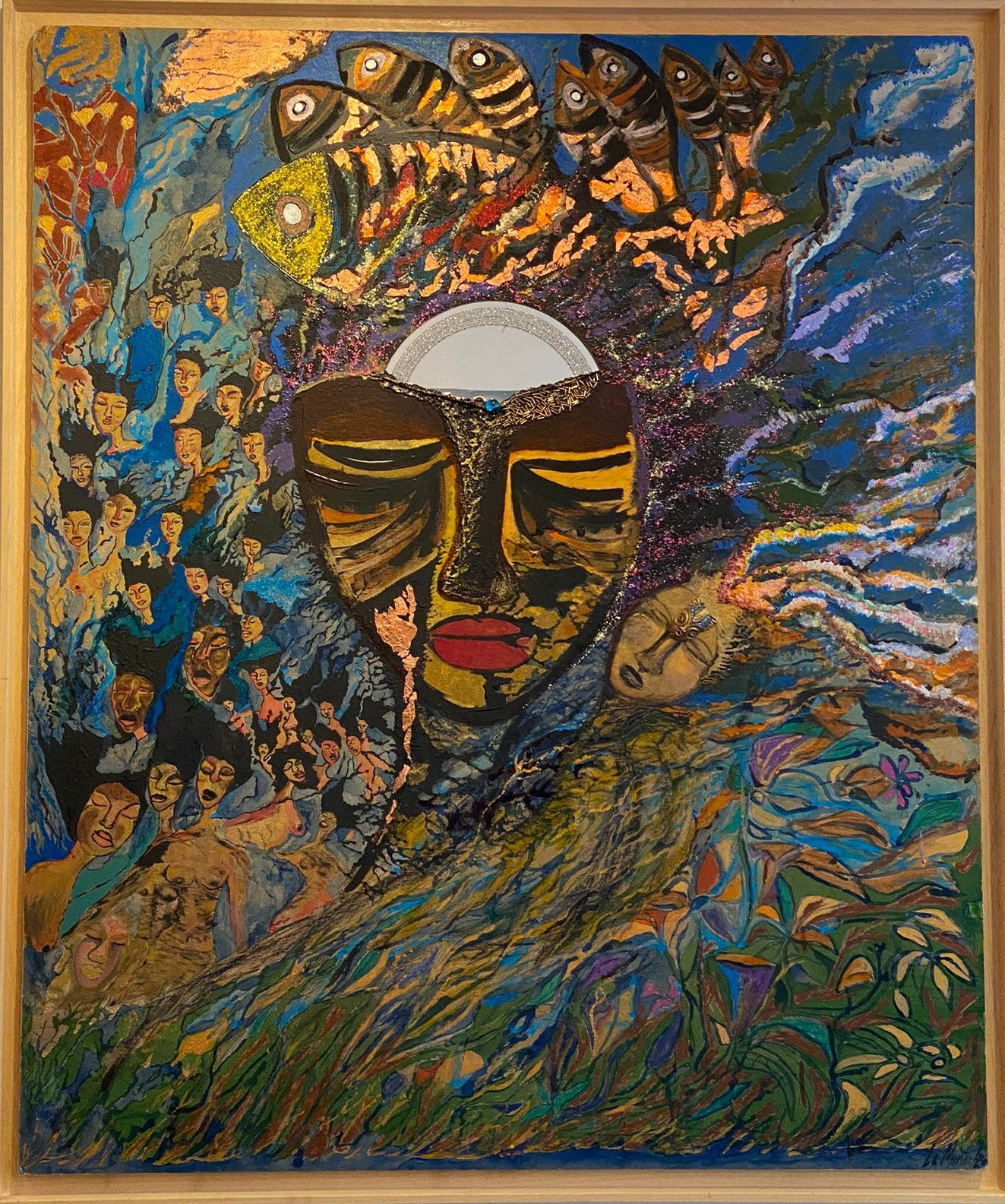 The Muisca Gallery – Nancy Murillo – Marbre Noir – Terre mère Afrique