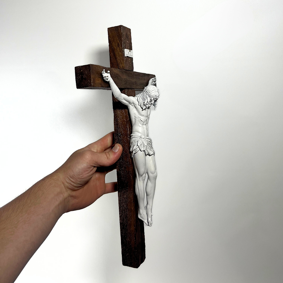 Thumbnail: Rustic 16" Wall Crucifix - W001