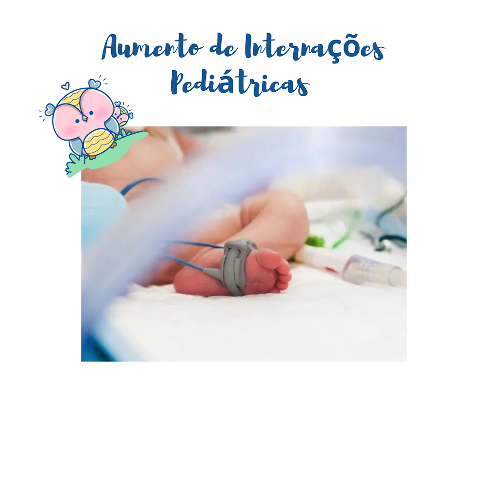 . Todos os anos, entre março e junho/julho, temos um pico de casos de doenças respiratórias, como a bronquiolite.