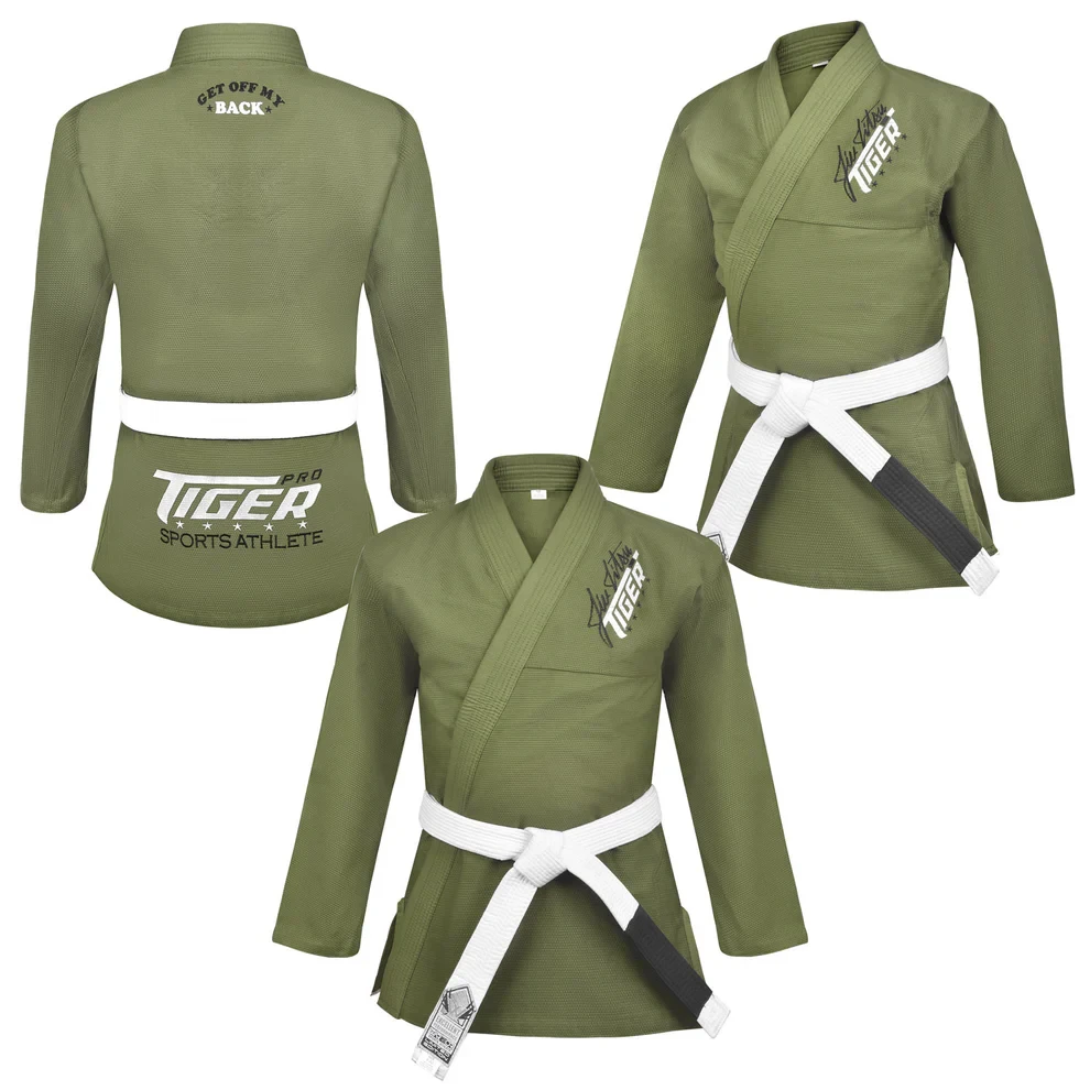 Army Green Jiujitsu Kimono