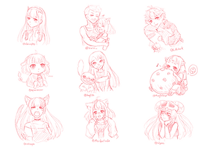 Sakumochi Anime Art Comission