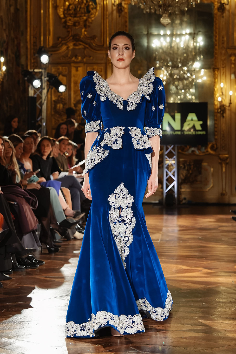 MODEL ON RUNWAY
