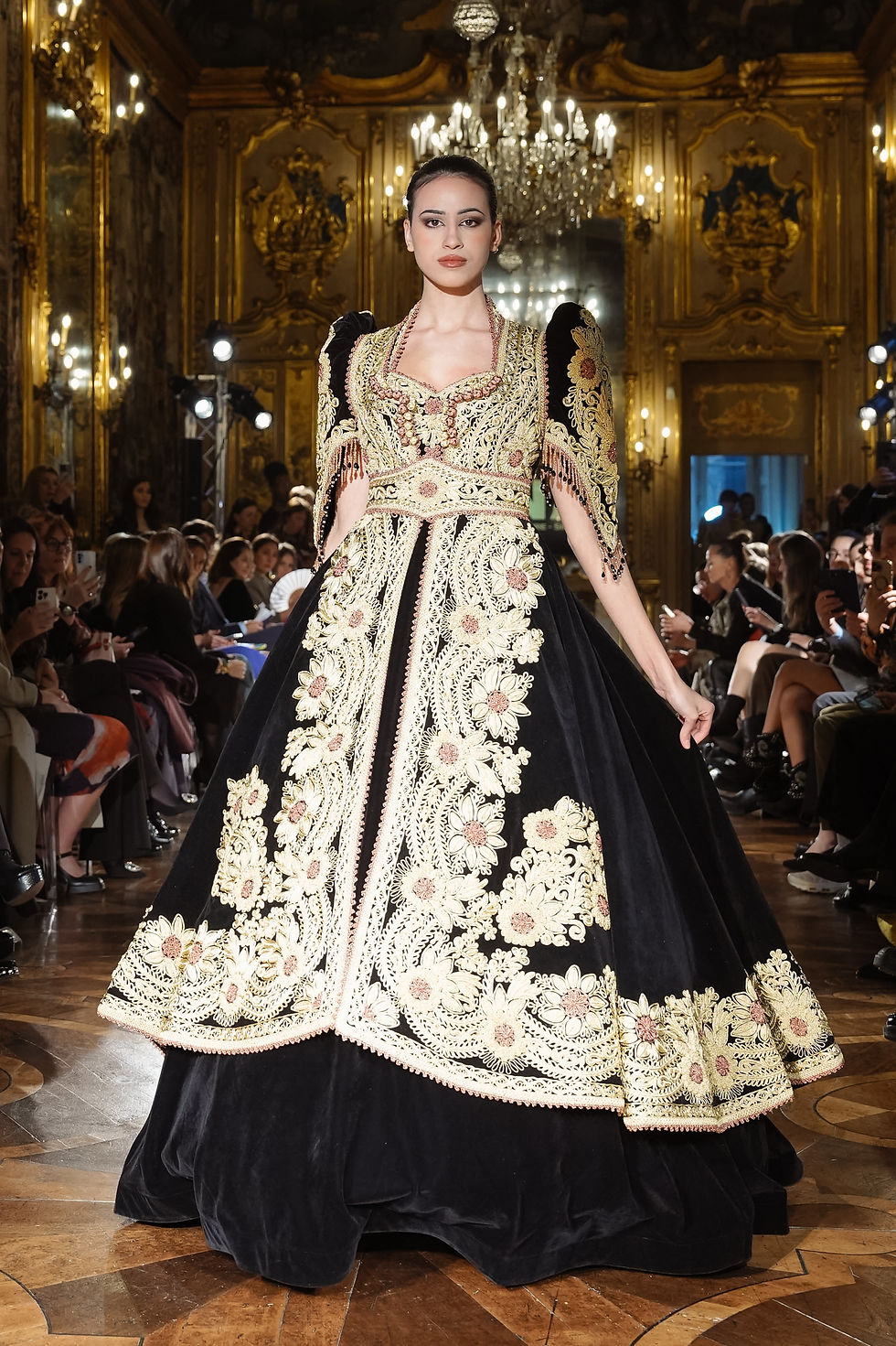MODEL ON RUNWAY