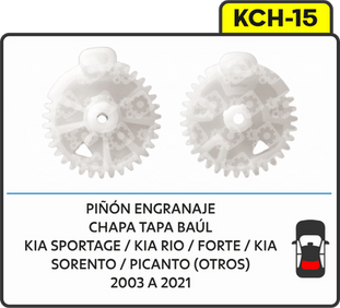 KIT EXCÉNTRICO CHAPA ELÉCTRICA _ENGRANAJE_TAPA_BAÚL_CHAPA_PUERTA