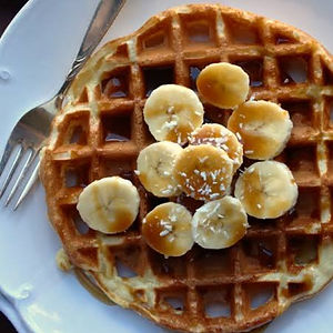Banana Caramel Waffle