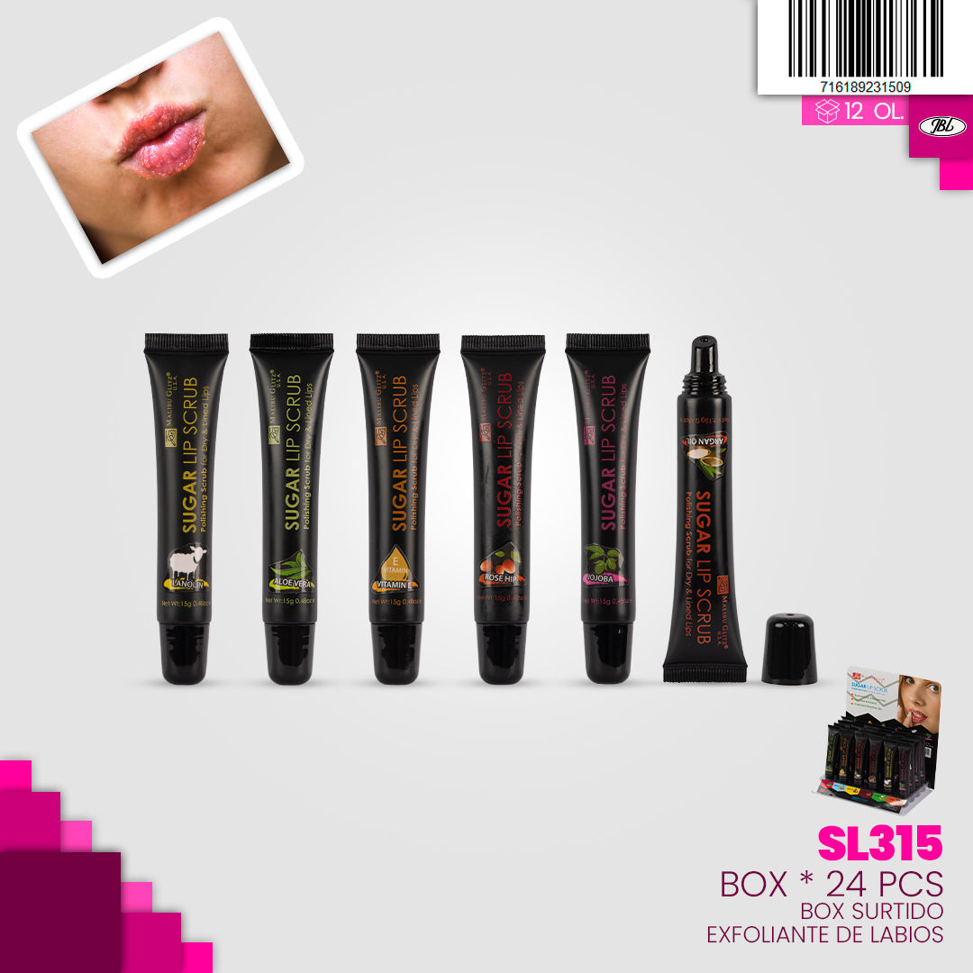 Exfoliante de labios - Box * 24 piezas