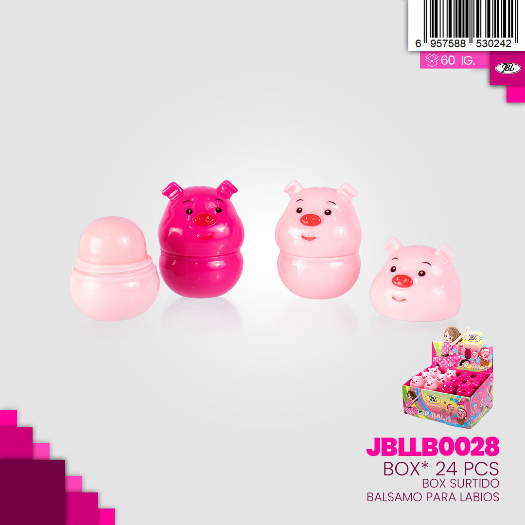 Lip balm Cerdito - Box * 24 pcs