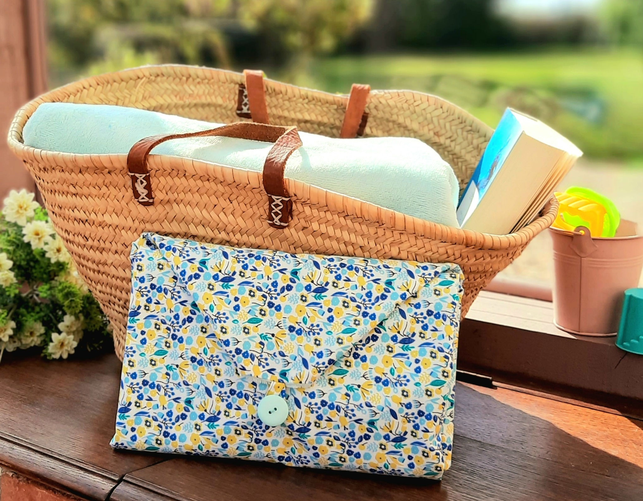 Tapis à langer "Millefleurs"