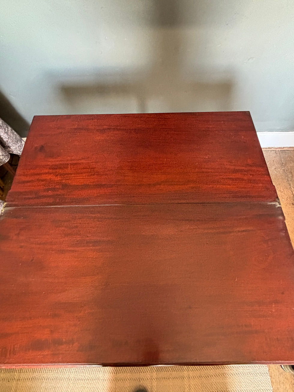 Thumbnail: Georgian mahogany tea table 