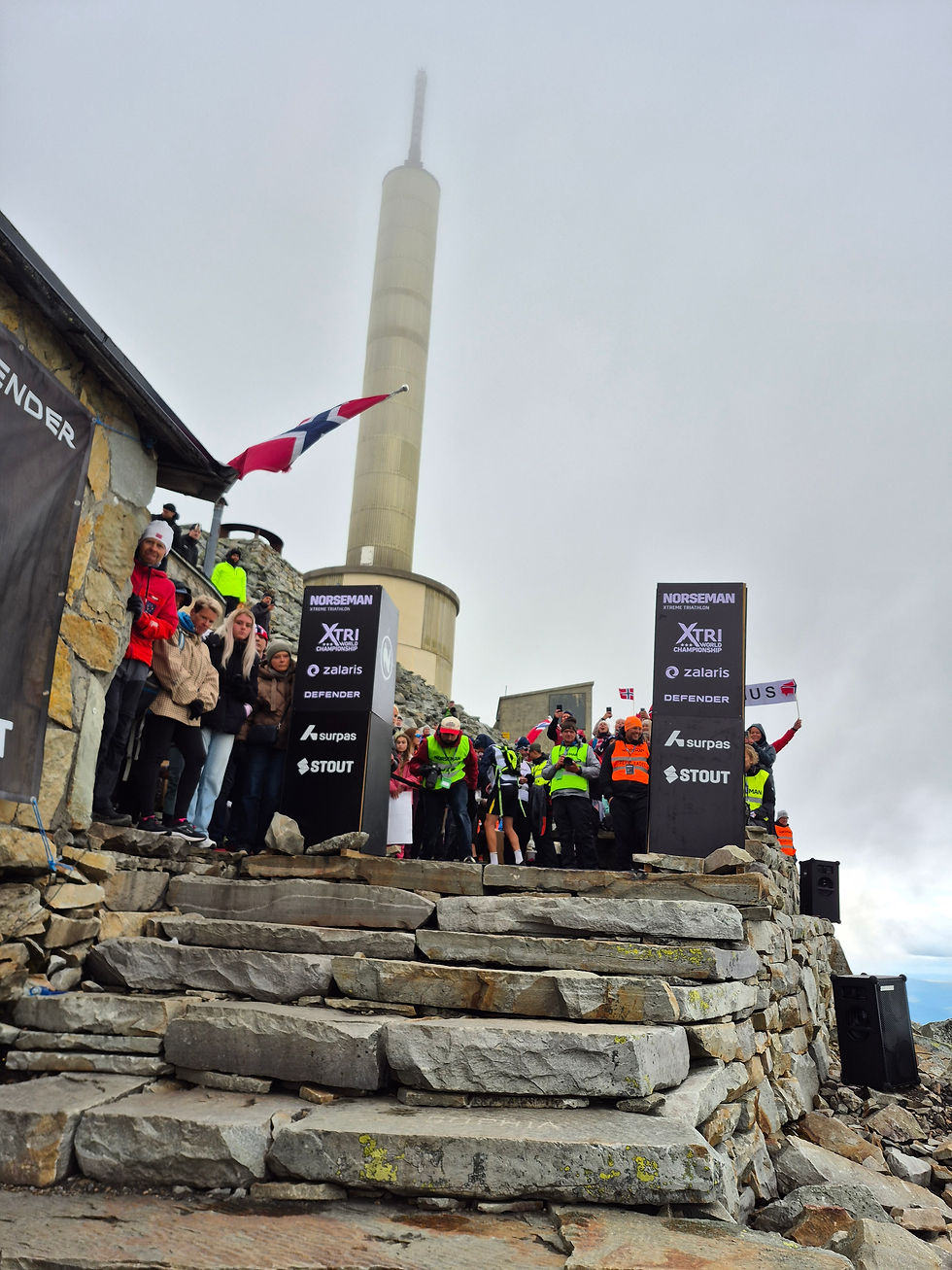 Norseman Xtreme Triathlon finish line