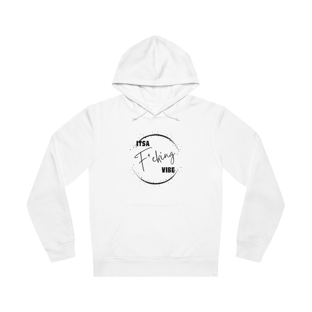Unisex White Drummer Hoodie