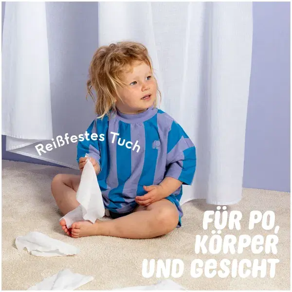 Miniaturbild: NAÏF Plastic Free Lotion Baby Feuchttücher 54 Stk.