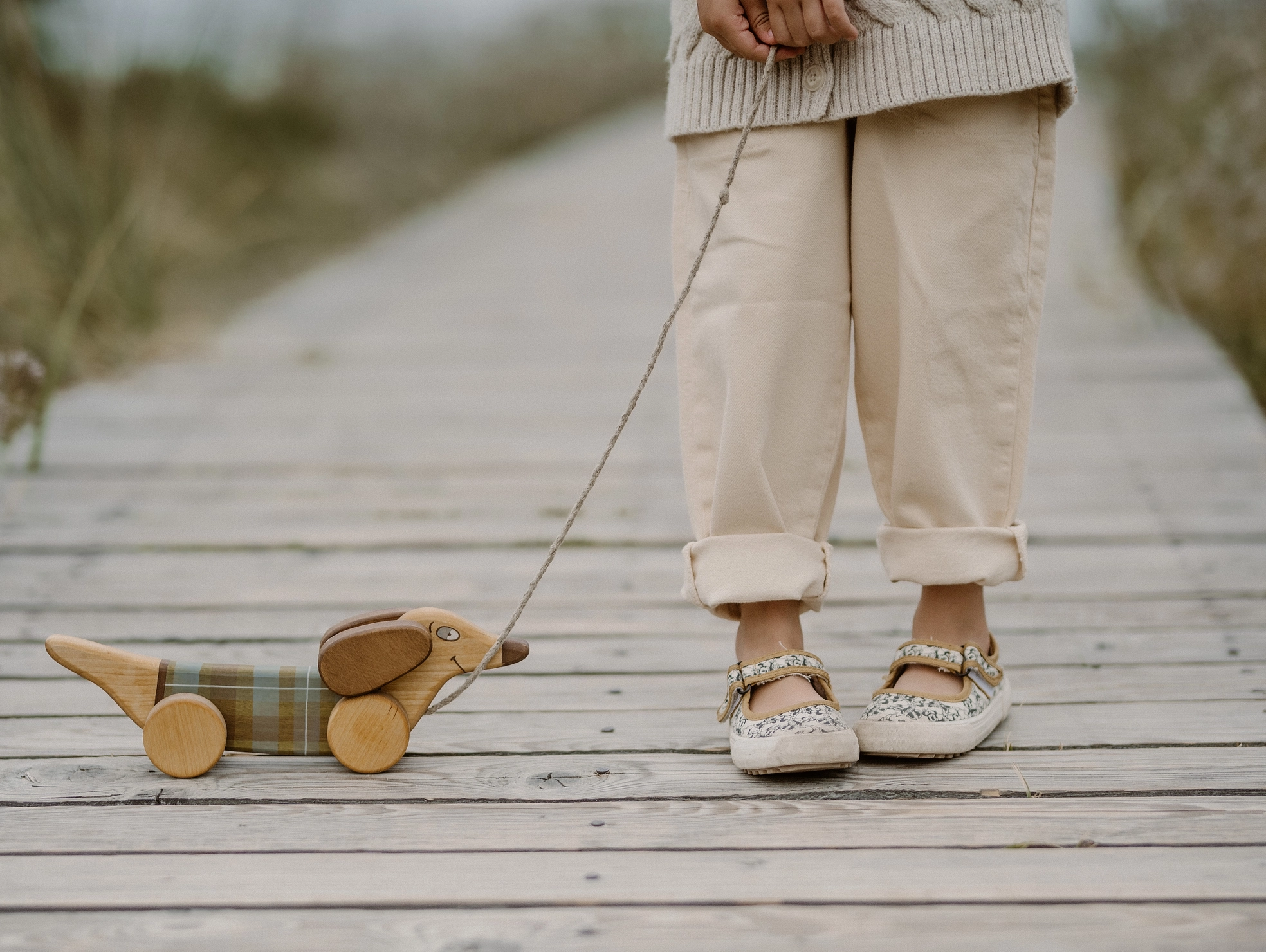 jouet à tirer enfant bois